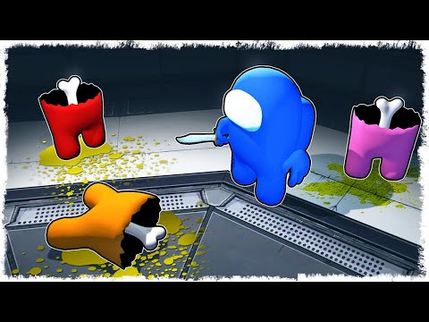 Видео: ПРЕДАТЕЛЬ УСТРОИЛ БОЙНЮ В AMONG US!!!