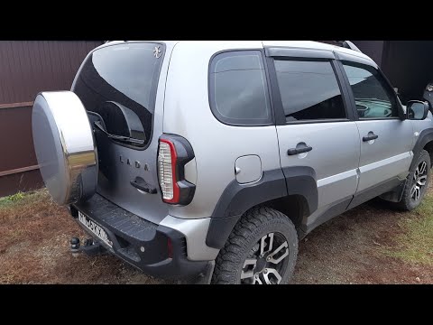 Видео: Нива тревел (дополнительное освещение багажника)