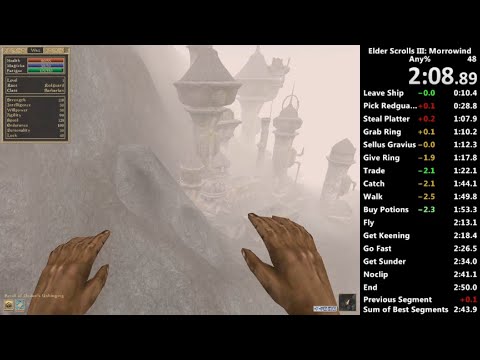 Видео: Morrowind Любой % спидран за 2:47 IGT