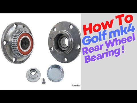Видео: Как управлять задним ступичным подшипником VW Golf mk4
