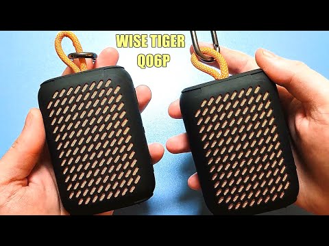 Видео: WISE TIGER Q06P МОЩНАЯ мини Bluetooth колонка с защитой IPX7 ✔Чистый живой звук с приличными БАСАМИ💪