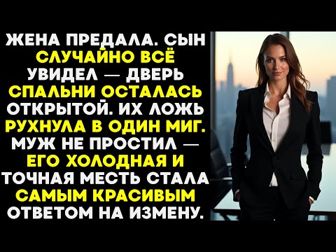Видео: Жена предала, сын всё увидел. Муж ответил холодной и красивой местью