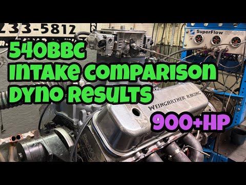 Видео: 540bbc Протестировано 3 варианта: Edelbrock, Profiler и Hulk