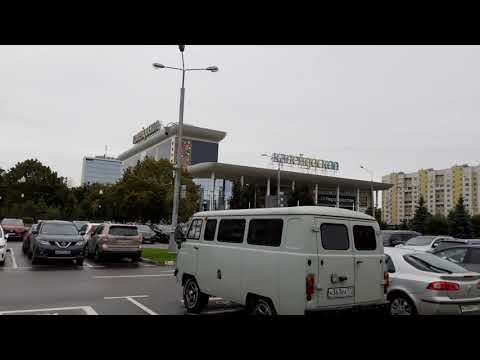 Видео: Москва 4034 прогулка на Сходненской, благоустройство у ТРЦ Калейдоскоп осень день