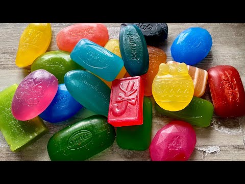 Видео: ASMR |  Cutting Glycerin Soap | Soap  Carving | Резка глицеринового мыла