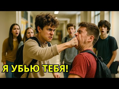 Видео: Хулиганы Издевались над Новичком — Они и не Знали, что Он Чемпион по Кикбоксингу!