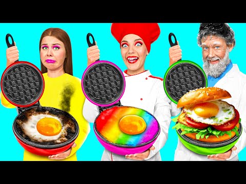 Видео: Кулинарный Челлендж: Я Против Дедушки | Съедобная Битва от Fun Teen