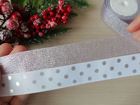 Видео: Самые ПРОДАВАЕМЫЕ Зимние бантики из лент 2,5 см🎀❄