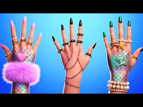 Видео: 🧜‍♀️ Миссия русалки: Хелло Китти и Куроми хотят сиять под водой! 🌈✨