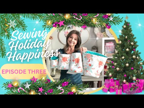 Видео: Праздничное швейное счастье: Эпизод третий! Очаровательные вложенные друг в друга тканевые корзин...