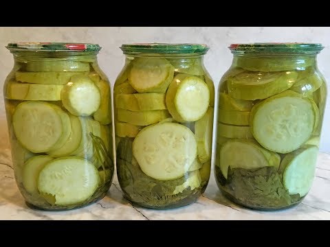 Видео: ВКУСНЮЩИЕ МАРИНОВАННЫЕ ХРУСТЯЩИЕ КАБАЧКИ НА ЗИМУ / Canning: Zucchini