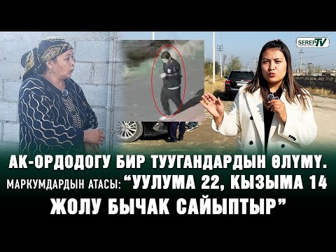 Видео: “2 перзентимден айрылып отурам”. Ак-Ордодо киши колдуу болгон бир туугандардын атасы