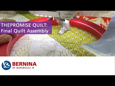 Видео: Отделка верхней части лоскутного одеяла с помощью простегивания, окантовки и рукава