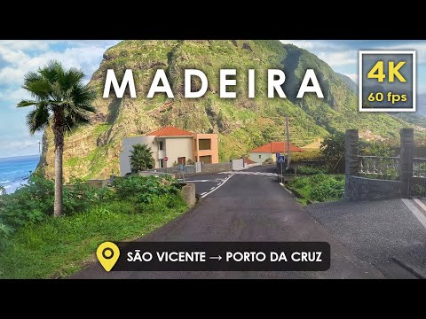 Видео: Исследование драматического северного побережья Мадейры 🇵🇹 | 4K живописный автотур по Португалии
