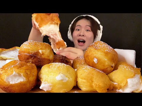 Видео: ASMR жареный зефир‼️【субтитры/Мукбанг/Звуки еды】