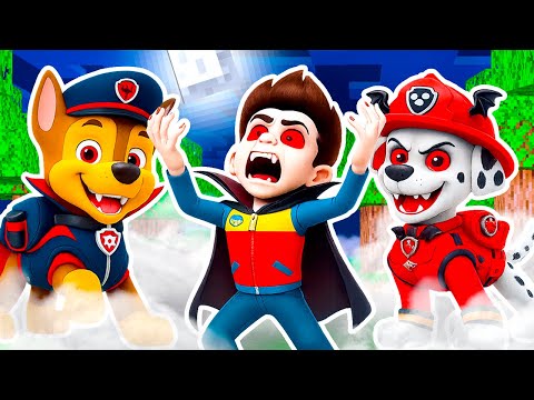 Видео: МАРШАЛ и ГОНЩИК ЩЕНЯЧИЙ ПАТРУЛЬ СТАЛИ ВАМПИРАМИ в МАЙНКРАФТ PAW PATROL МУЛЬТИК РАЙДЕР