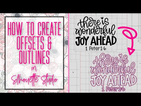 Видео: Как создавать смещения и контуры в Silhouette Studio