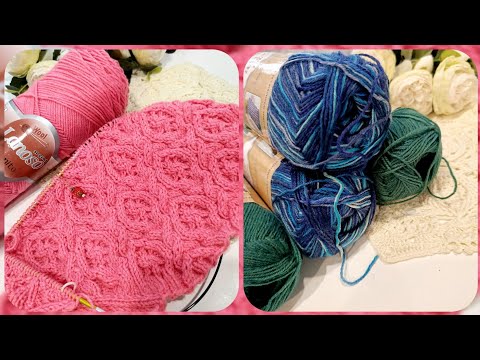 Видео: Учусь вязать японское плечо 🧶 Получила новые цвета Артисана 🥰
