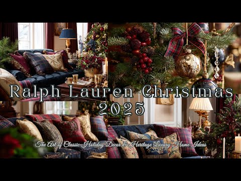 Видео: 🎄Рождество 2025 от Ralph Lauren | Искусство классического праздничного декора и идеи для дома кла...