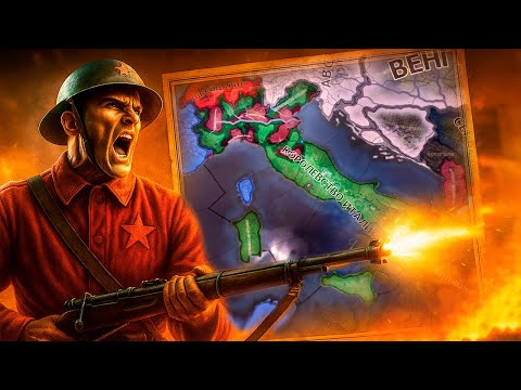 Видео: ВОССТАНИЕ КРАСНЫХ В HOI4: The Great War Redux - Италия