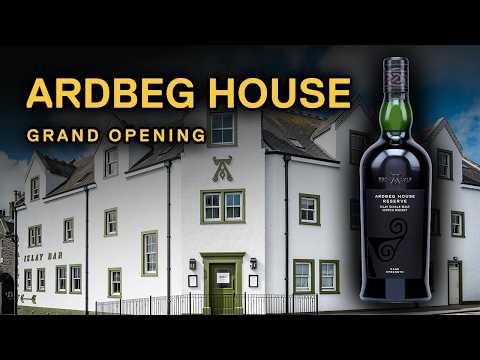 Видео: ТОРЖЕСТВЕННОЕ ОТКРЫТИЕ Ardbeg House: эксклюзивный первый взгляд на новый роскошный виски-отель на...