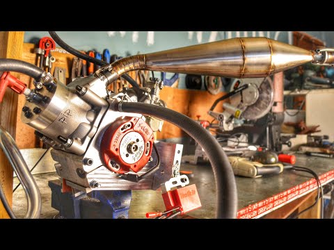 Видео: Снова запускаем самый мощный в мире двухтактный двигатель — 100% широкий однопортовый двигатель, ...
