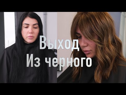 Видео: ВЫХОД ИЗ ЧЕРНОГО ЦВЕТА ВОЛОС