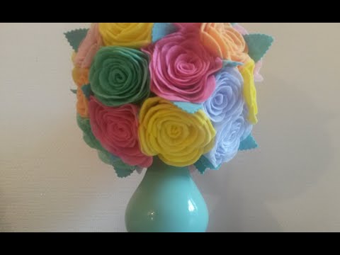 Видео: DIY Яркий весенний Букет с розами из кухонных салфеток фрекен бок / Vase with roses of kitchen wipes