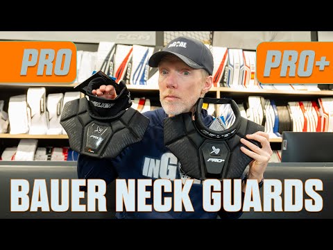 Видео: Защитные шейные щитки Bauer Pro и Pro+ для вратарей