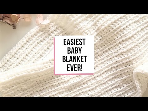 Видео: КАК СВЯЗАТЬ КРЮЧКОМ ДЕТСКОЕ ОДЕЯЛО С ТОЛСТОЙ РЕБРИСТОЙ ПЛОТНОСТЬЮ 👶