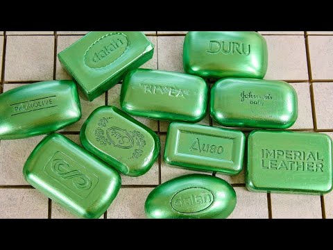 Видео: ASMR Soap/ cutting dry painted soap/ резка сухого крашенного мыла / 4K