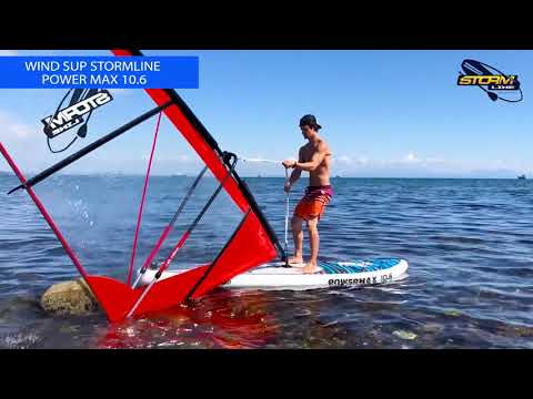 Видео: Обзор WindSup (Windsurf) Stormline Powermax 10.6