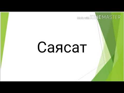 Видео: у №6 дәріс Саясаттау. Мемлекет - саяси жүйенің негізгі институты