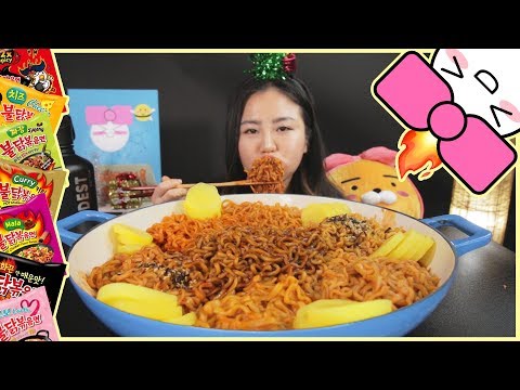 Видео: пряный огонь вкус лапши тест l есть шоу