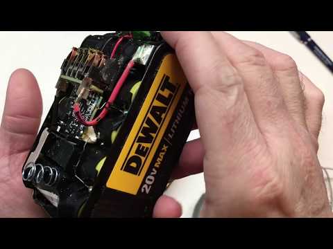 Видео: Ремонт аккумулятора DeWalt 20V Max 3AH
