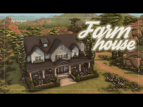 Видео: Фермерский дом 🍇🏡 | Строительство The Sims 4 | Farm House