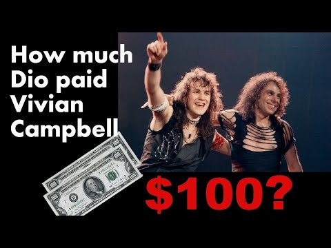 Видео: Сколько Ронни Дио заплатил Вивиан Кэмпбелл