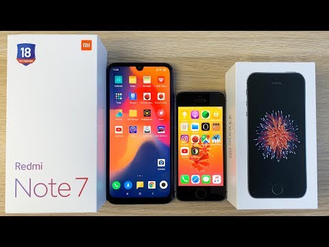 Видео: REDMI NOTE 7 VS IPHONE SE - ЧТО ЛУЧШЕ? СРАВНЕНИЕ!