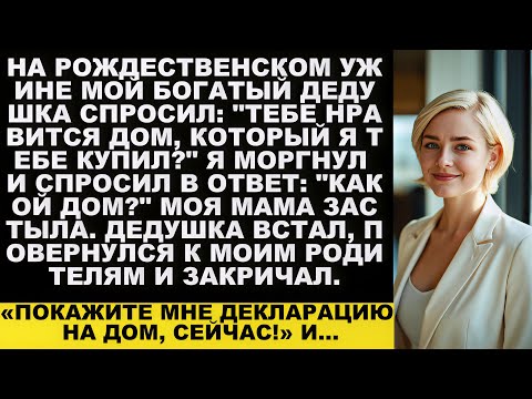 Видео: Мой дедушка спросил: «Тебе нравится дом, который я купил тебе?» — Я ответила: «Какой дом...