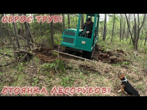 Видео: Коп металла трактором. Сброс труб. Деляны. XP ORX