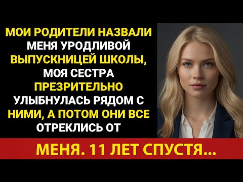 Видео: Мои родители называли меня «уродливой выпускницей школы» и отреклись от меня. 11 лет спустя...