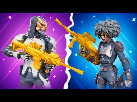 Видео: АУГ Слоун vs ТЕРМО Охотника в Фортнайт (оружие босса)