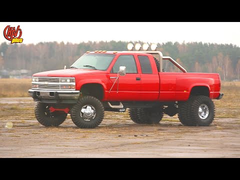 Видео: Пикап-МОНСТР! Chevrolet K-3500! Обзор и тест-драйв!