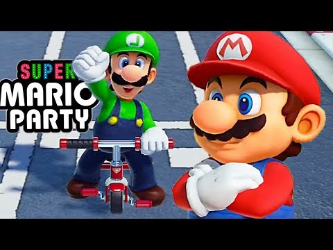 Видео: СУПЕР МАРИО ПАТИ #2018 Игровой мультик для детей 2018 Super Mario Party All Minigames