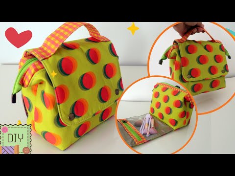 Видео: Тканевый держатель для макияжа