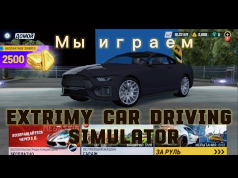 Видео: Мы играем Extrimy car Driving !