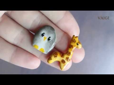 Видео: Брошки//Тонировка полимерной глины. 2 часть//VAIGI. Polymer clay tutorials