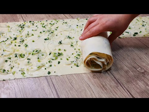 Видео: РАМАЗОН  Пиезли катламаси😋😋  !ОБАЛДЕННАЯ ЛЕПЕШКА с луком!Onion and flour very easy recipe !No yeast