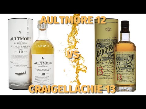 Видео: Дегустация AULTMORE 12 vs CRAIGELLACHIE 13 / сравнение виски