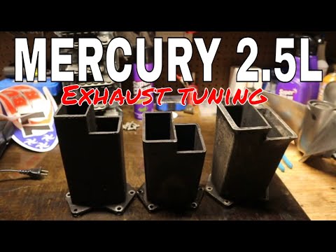 Видео: 2.5L MERCURY — настроенный выхлоп / БОЛЬШЕ МОЩНОСТИ